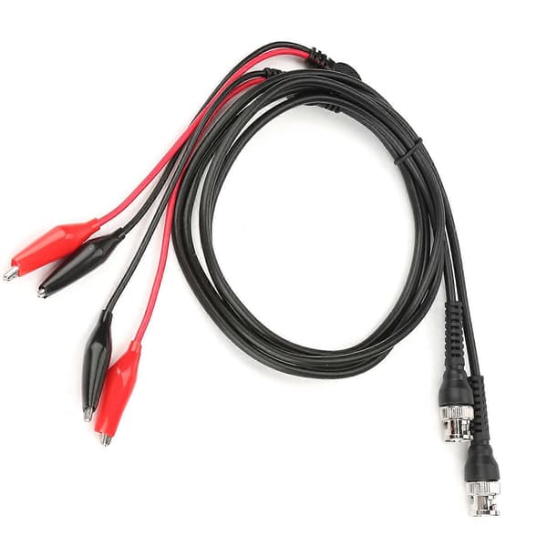 2 stk P1011 BNC Q9 til doble krokodilleklemme oscilloskop testprobe kabel