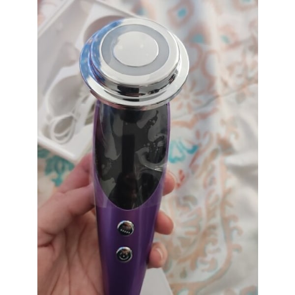 7 og 1 ansigts anti-aging kosmetisk instrument til løft purple