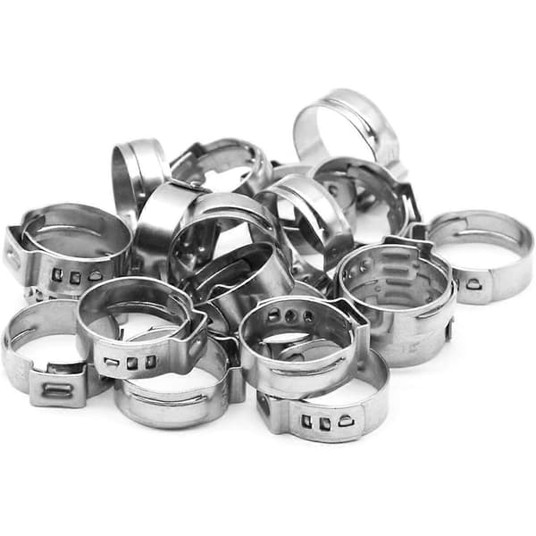 1/2 tomme PEX Cinch Klemring, Cinch Crimp Klemring, Enkeltøre Slangeklemme til PEX Fitting Forbindelser, 120 STK