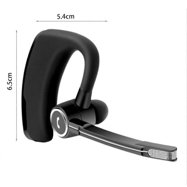 1 stk. Bluetooth-kompatibel øretelefon med ørekrog Støjreducerende mikrofon Trådløs sport over-ear-øretelefon Håndfri hovedtelefon ørestykke til Android