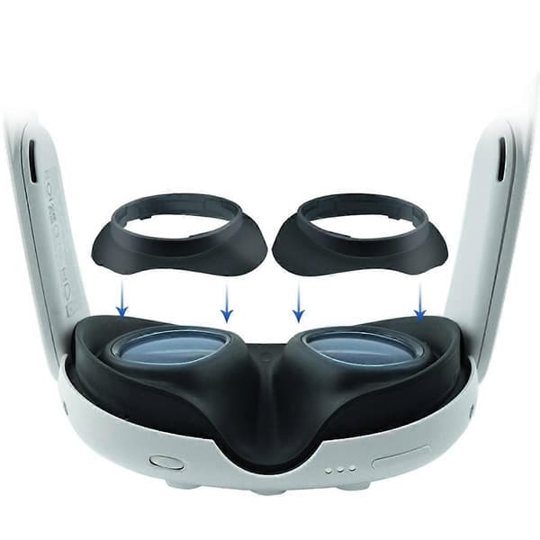 Til 3 VR Magnetisk Brillelinse Ramme Hurtig Afmontering Clip Linsebeskyttelse til (Uden Linse)