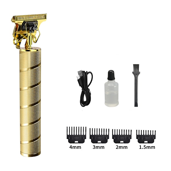Elektrisk hårklippare / trimmer Guld
