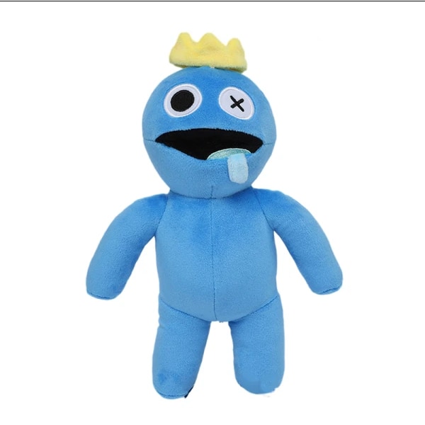 Rainbow Friends Koseleker Blå Monster Myk Plysj 30cm