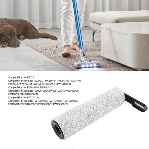 Rullebørsteudskiftning til Tineco IFloor 2.0 LCD LED Trådløs Våd Tør Støvsuger