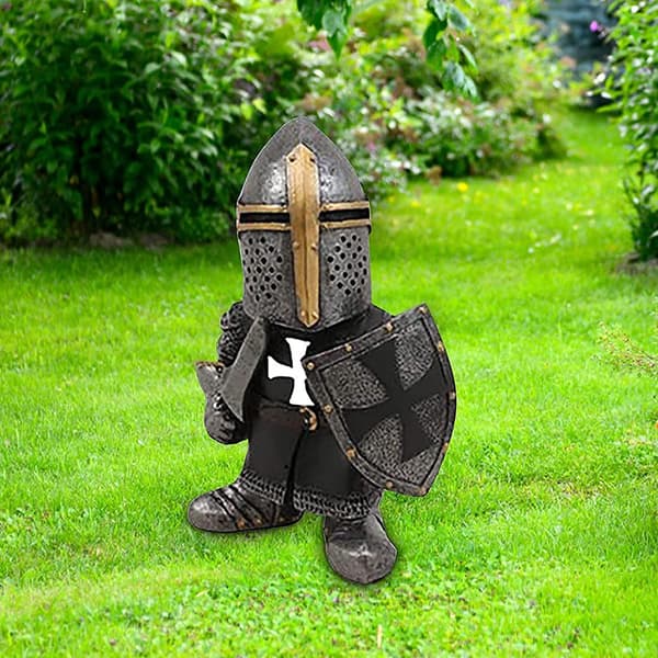 Trädgårdstomte Trädgårdsstaty Guardians Guard Armor Knight