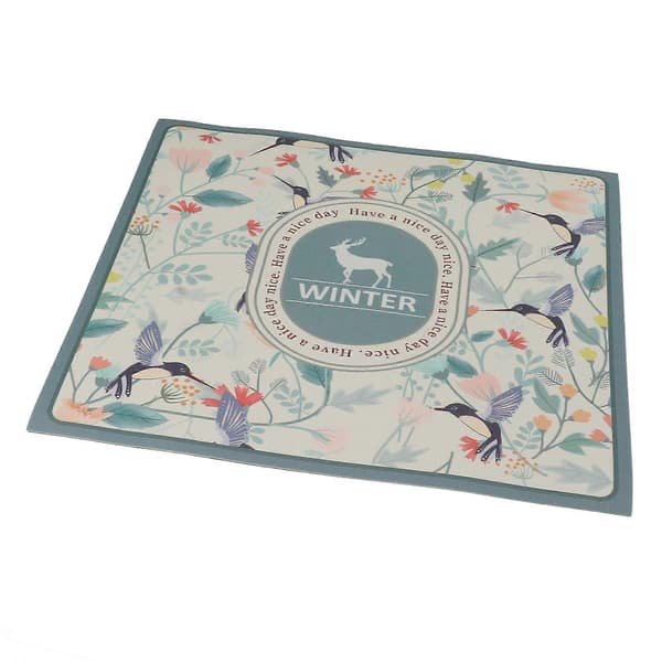 Kaffemaskine Måtte Absorberende Spildsikker Vandtæt Ridsefast Sofabord Måtte til Bordplader 40x50cm / 15.7x19.7in