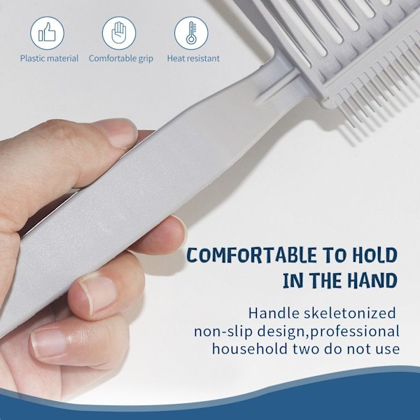 Barber Fade Combs Hårklippskam GRÅ Grey