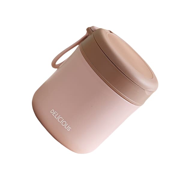 Frukostkopp Kaffe Mugg Mjölkburk Håller varm länge Light Pink/430ML