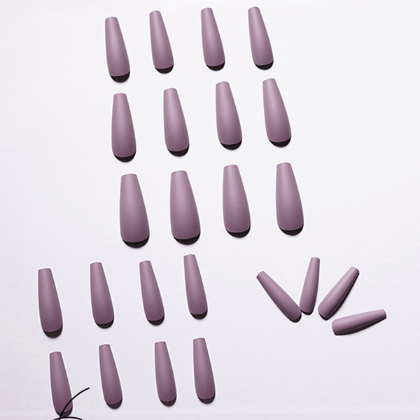 Erittäin pitkät PVC-kynsien kärjet Tekokynnet Kynsiliimapuikot Kynnet style 1