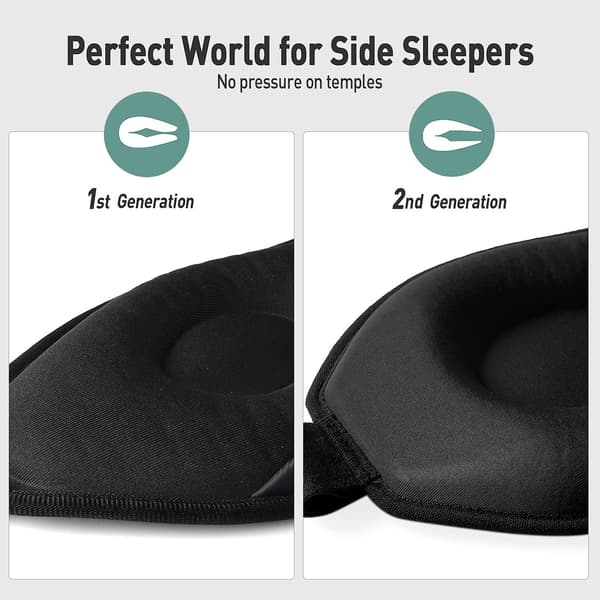 Unimaski, täydellinen unimaski, erittäin ihoystävällinen 3D-silmämaski