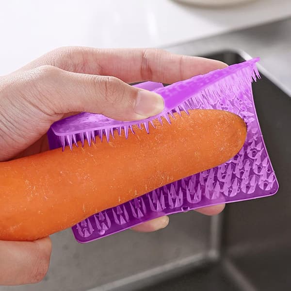 Grønnsaksbørste Potetskrubbebørste Grønnsaksrengjøringsbørste wi