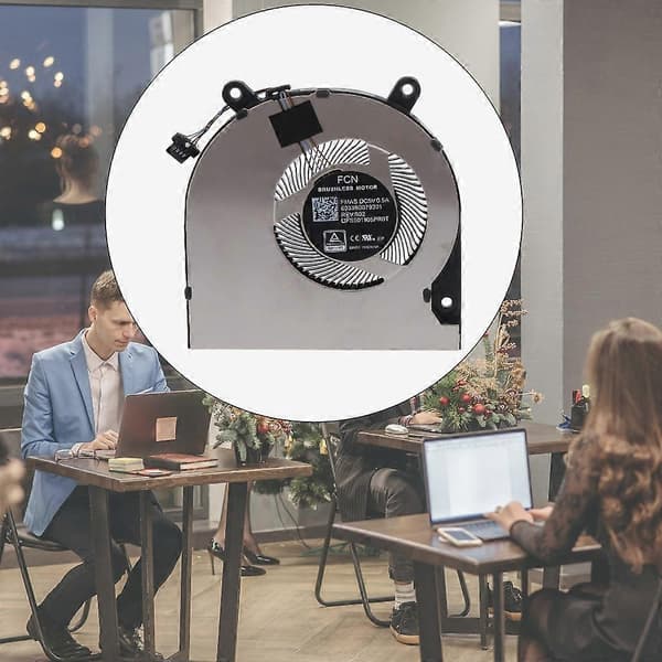 Til HP Pavilion x360 Convertible 14M 14-DW CPU køleventilator radiator køleplade