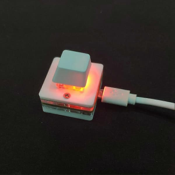Rgb Mini 1-knapps Osu Gaming Ing Programmering Makroknappsats Mekanisk Knapp