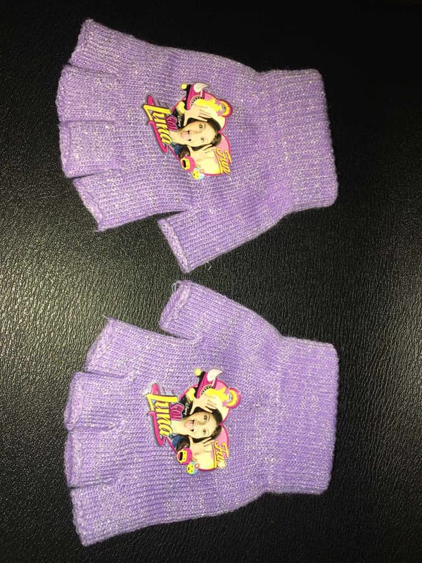 4-Pack 2i1 Fingervantar + Fingerlösa Vantar Soy Luna Rainbow Gli pink one size