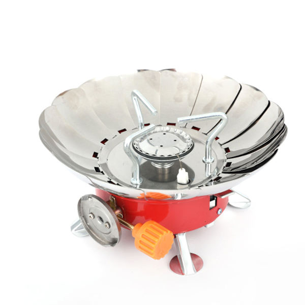 Mini-grill utendørs portabel sammenleggbar liten firkantet komfyr Camping Gasskomfyr Sikker og holdbar Small Round Furnace