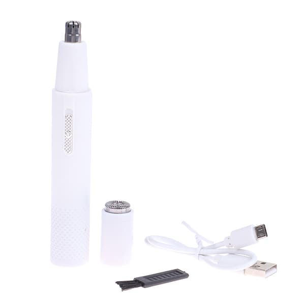 USB Elektrisk barbering Nese Øretrimmer Nesehårtrimmer White