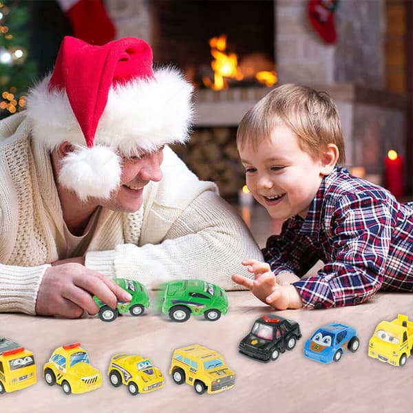 Jul adventskalenderlådor 24 dagar Set Barnleksaker Xmas
