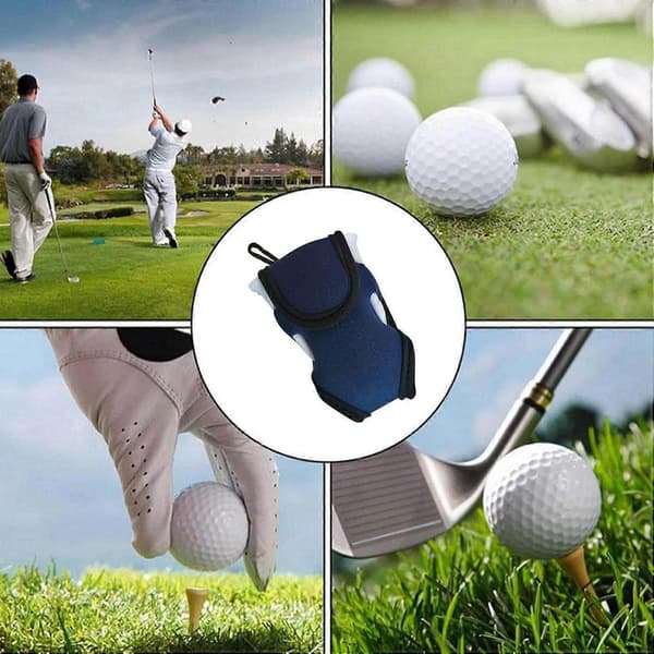 Marineblå - Golfboldovertræk, Golftaske
