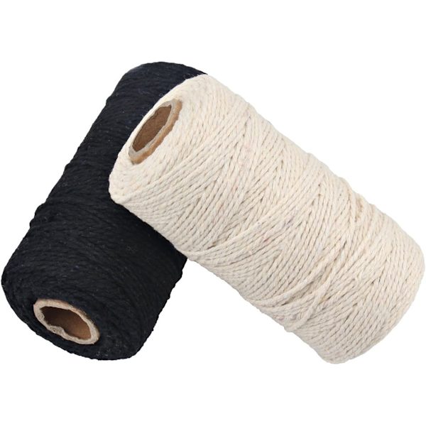 656 jalkaa Cotton Baker's Twine -puola, 10-säikeinen askartelulanka tee-se-itse-käsitöihin