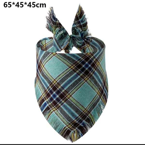 Bandana for hundehodeplagg Hundehalsduk Trekantet halsduk B-65*45*45cm