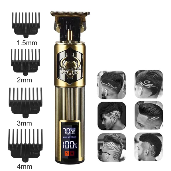 Høy Kvalitet Profesjonell LED Barbermaskin / Trimmer ÖRN