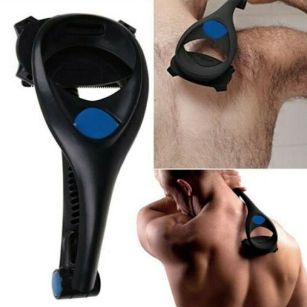 Men Back Shaver 2.0 Two Head Blade Trimmer Kroppshår