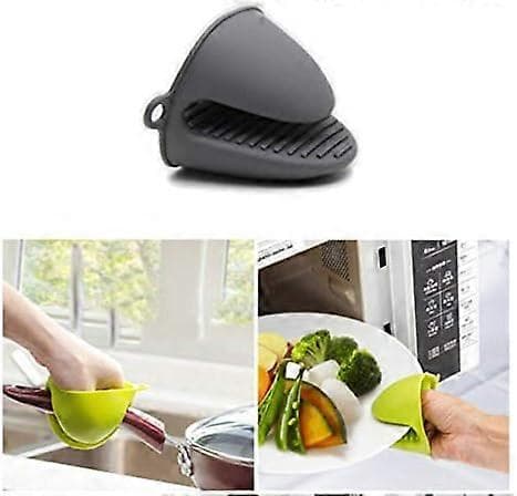 1 stk Tykk Silikon Varmebestandig Ovenvott for Matlaging, Baking