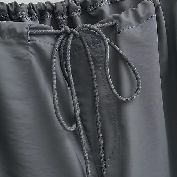 Lösa sommarbyxor för kvinnor Mode Beam Casual Byxor Black S