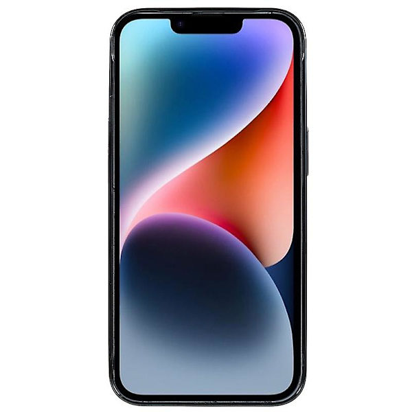 För Iphone 14 Plus Pu Läder + PC Bakre cover Slimt skyddande phone case Black
