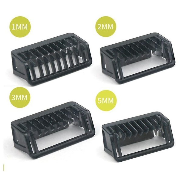 Styrkekam 1/2/3/5 mm for Oneblade Qp2520 Qp2530 Qp2630 Qp2620 Qp2510 Qp2521 Qp2522 Presisjonskam