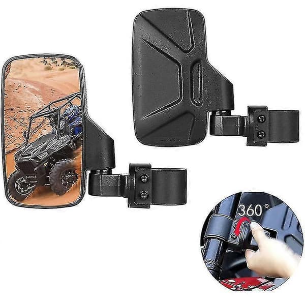 1.75\" 2\" Utv Backspeglar Sidospeglar För Polaris Rzr Ranger 800 900 1000