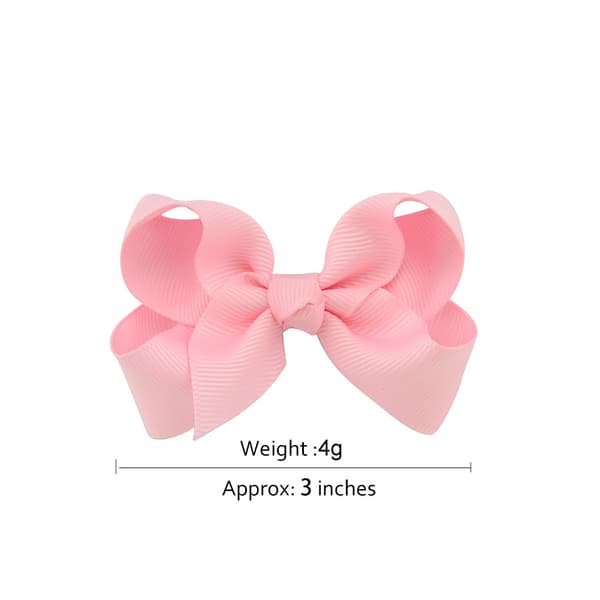 40-pack fluga hårspännen, 2" Grosgrain Ribbon Hårklämmor för Ba