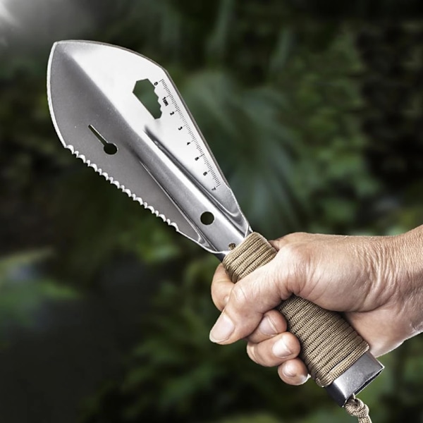 Spade Rostfritt Stål Trädgårdsspade Weeder Multifunktionell|1st