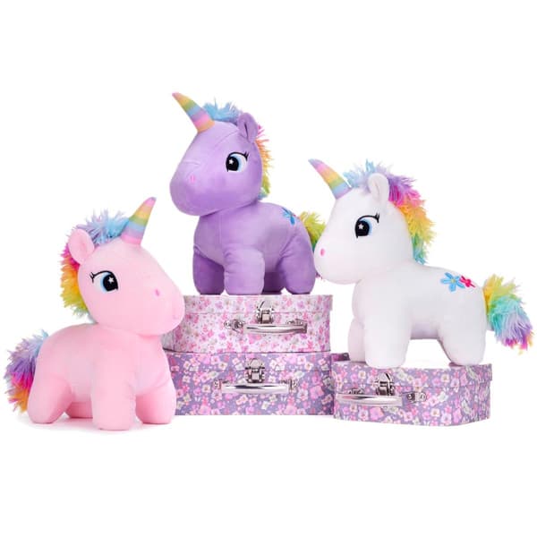 1st Squashy Paws Unicorn Yksisarvinen 30cm Pehmolelu Plushi multicolor