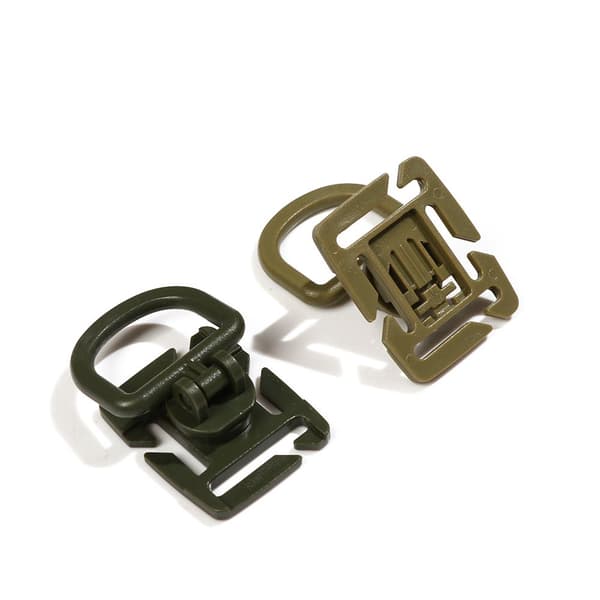 1/2/5 stk. D Ring Clip Mountain Clamp SORT 1 STIL 1 STIL 1