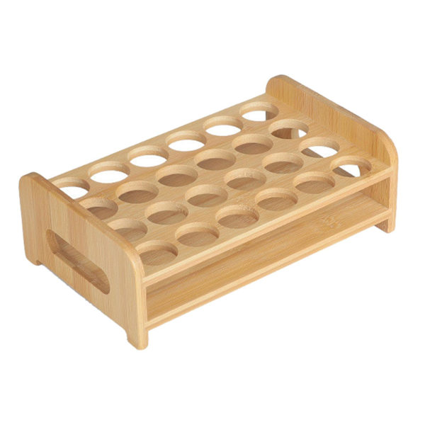 sv Glassholder Kopp Organizer Serveringsholder Koppstativ for bar Wood 24 Holes