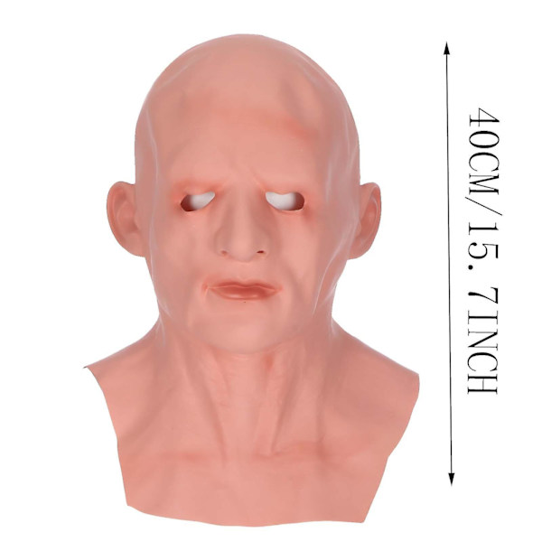 Halloween Skräck Rolig Latex Hel Huvudbonad Rolig Skräck Mask Leksaker B