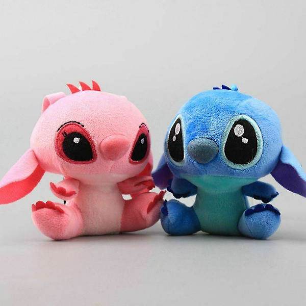 Lilo And  Plyschleksak hängande nyckelringhängare Docka Minihänge B Stitch