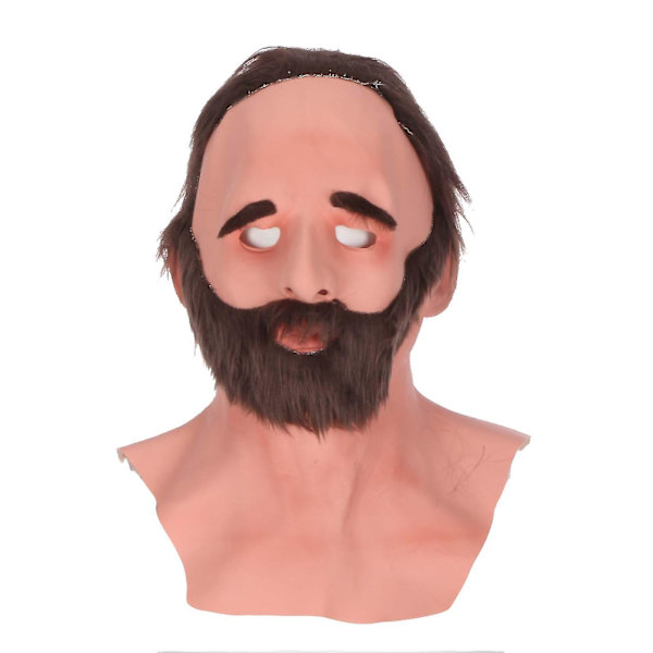 Halloween Skräck Rolig Latex Hel Huvudbonad Rolig Skräck Mask Leksaker A
