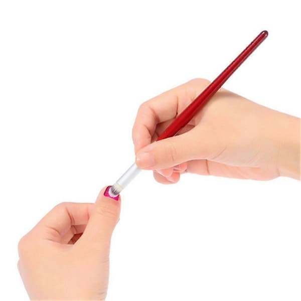 Gradient Dye Tegning Maleri Børster Trehåndtak Nail Art Penn Manikyr Verktøy