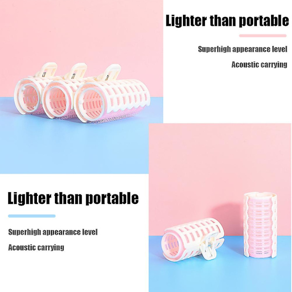 8 st Self Grip Heatless Curler Diy Curly Curlers Pp Hair Roller Set Hemmasalong