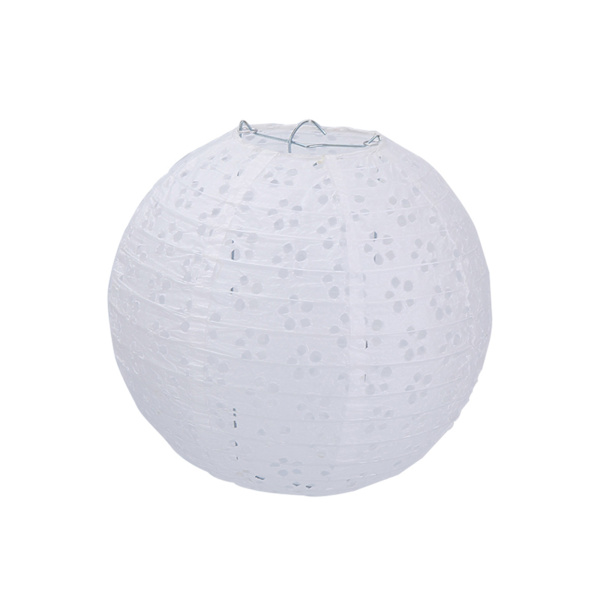 Ihålig lykta Vattentät lykta vårfestival Lykta Bärbar LED-lysande runda melonlyktor för festivaler Orange - 30CM