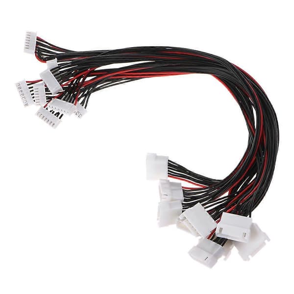 10 stk JST-XH Plugg 6S Lipo Balanseledning Forlengelseskabel 30cm For RC Bil Båt Fly
