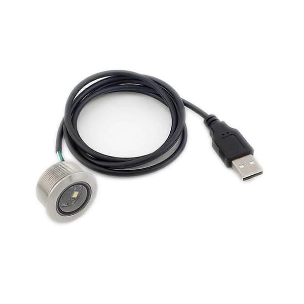 GM861 USB-grensesnitt 1D/2D strekkode QR-kode strekkodeskannermodul rustfritt ståltråd med fylllys