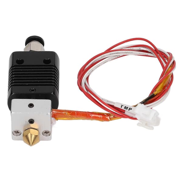 3D Printer Ekstruder Hotend DC24V 40W Varmerør 0,4 mm Messingdyse Varme Aluminiumblok Printer Hotend Sæt til ET4
