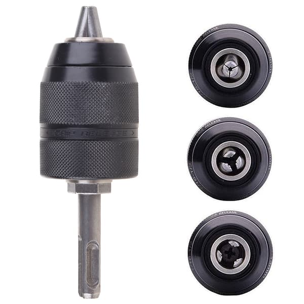 Heavy Duty Professional 2-13 mm 1/2-toms SDS-Plus-adapter med borchuck