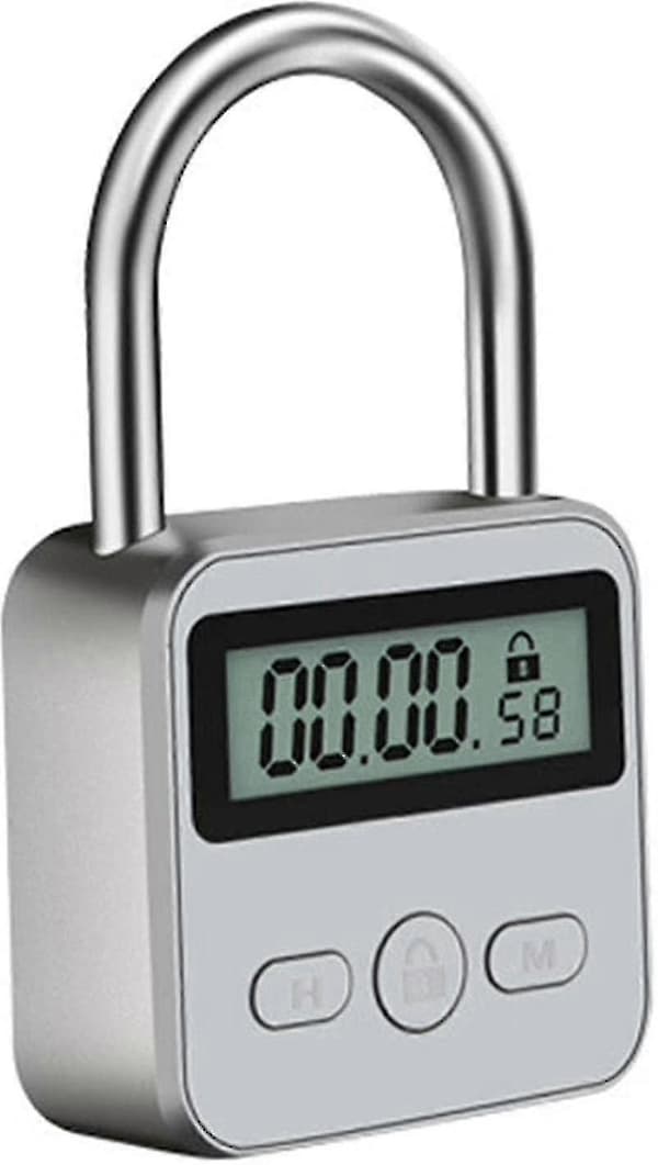 Smart Tidslås, 99 Timers Maksimal Tidslås Med LCD-Display Multifunktionel Elektronisk Rejsetimer