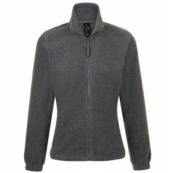 OL Dame/Dame North Full Zip Fleecejakke Grå Marl Grey Marl S
