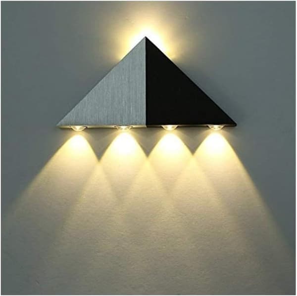 5W LED Indendørs Væglampe Trekant Lys Moderne Originalt Design Alu