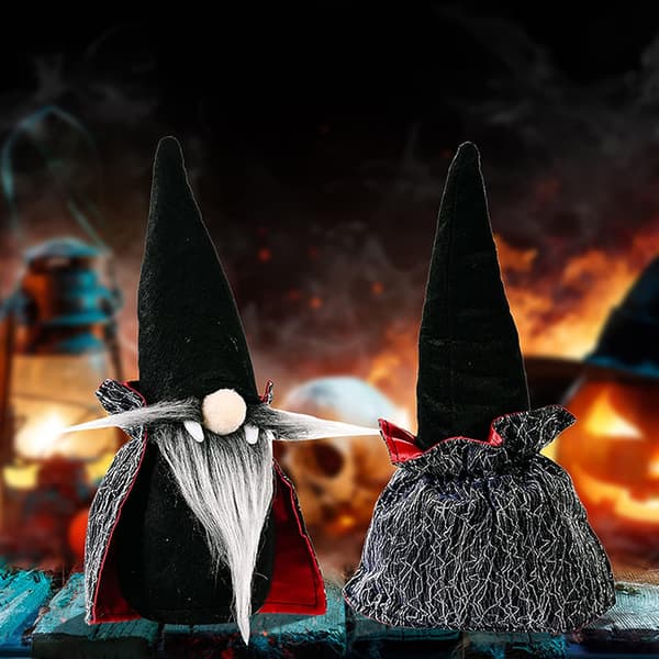 2 stk Halloween Dekorasjonstomter, Svenske tomter Nissedukker